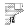 Fridge Door - 140028604019 Fridge Door 7801 1032x538mm [Electrolux Aeg]